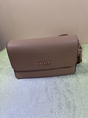GUESS Los Angeles Dusty Rose Crossbody Bag